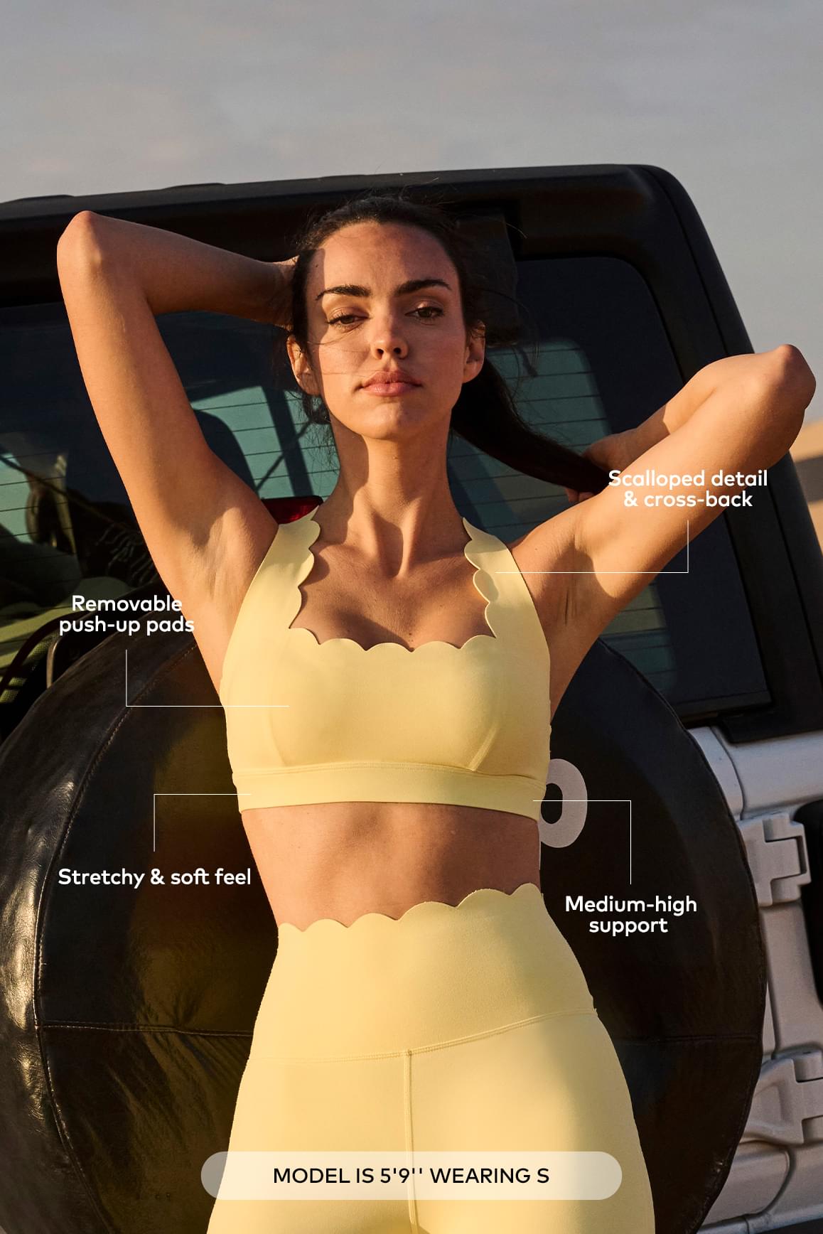 Cross Back Sports Bra