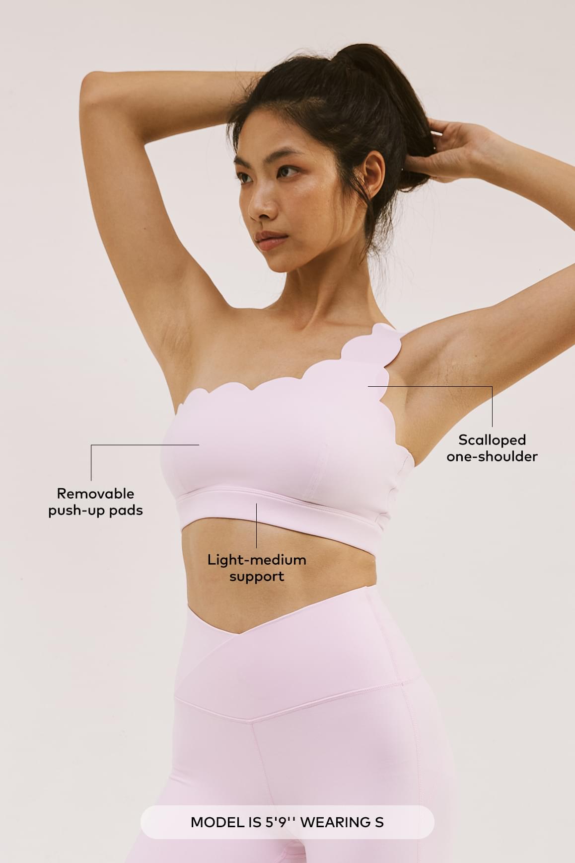 Dynamic One Shoulder Sports Bra