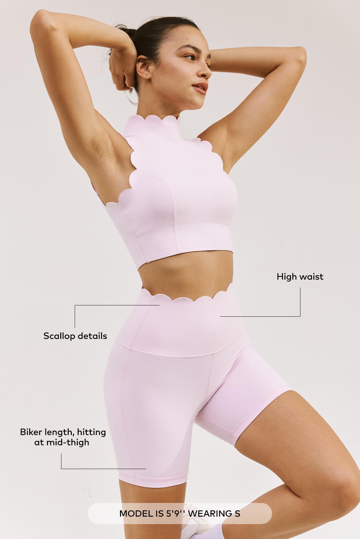 High-Waist Sculpting Biker Short