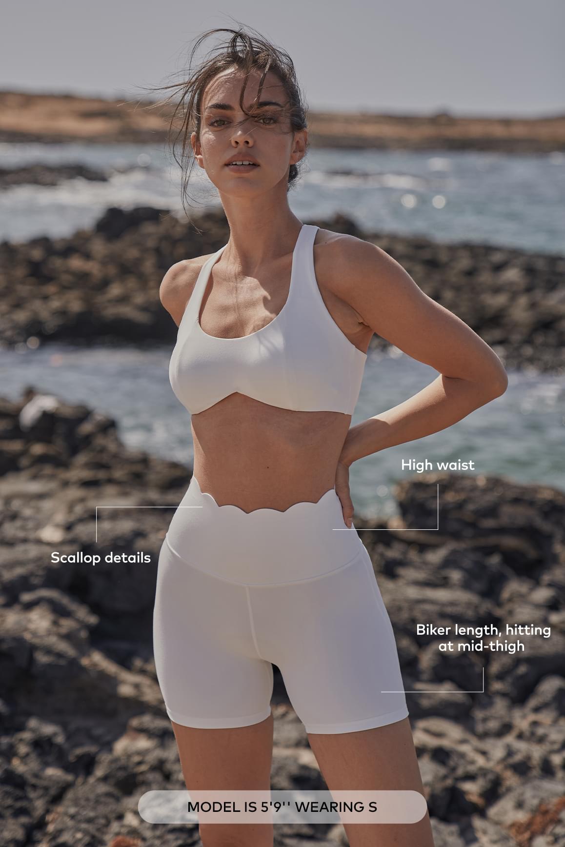 High-Waist Sculpting Biker Short