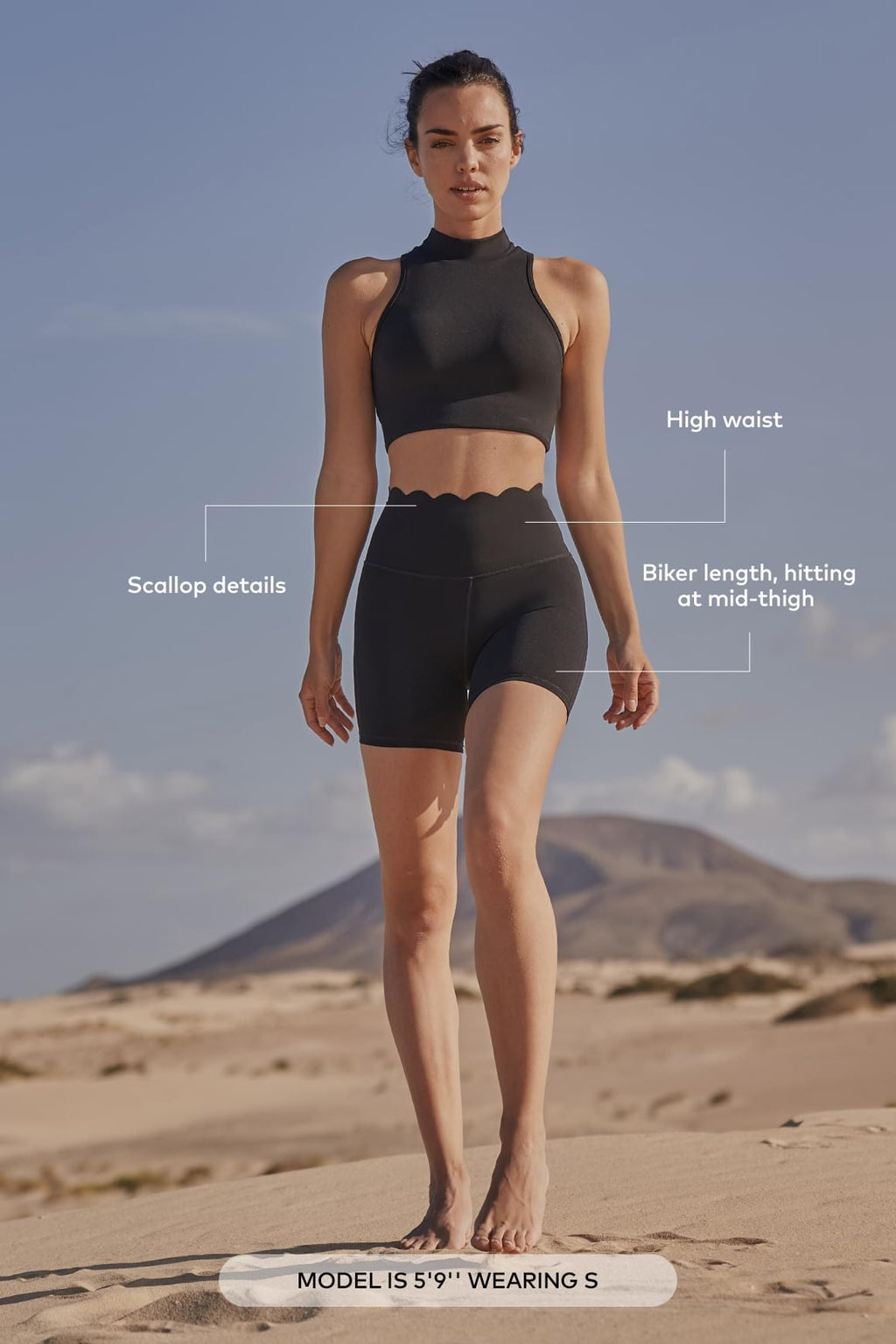 High-Waist Sculpting Biker Short