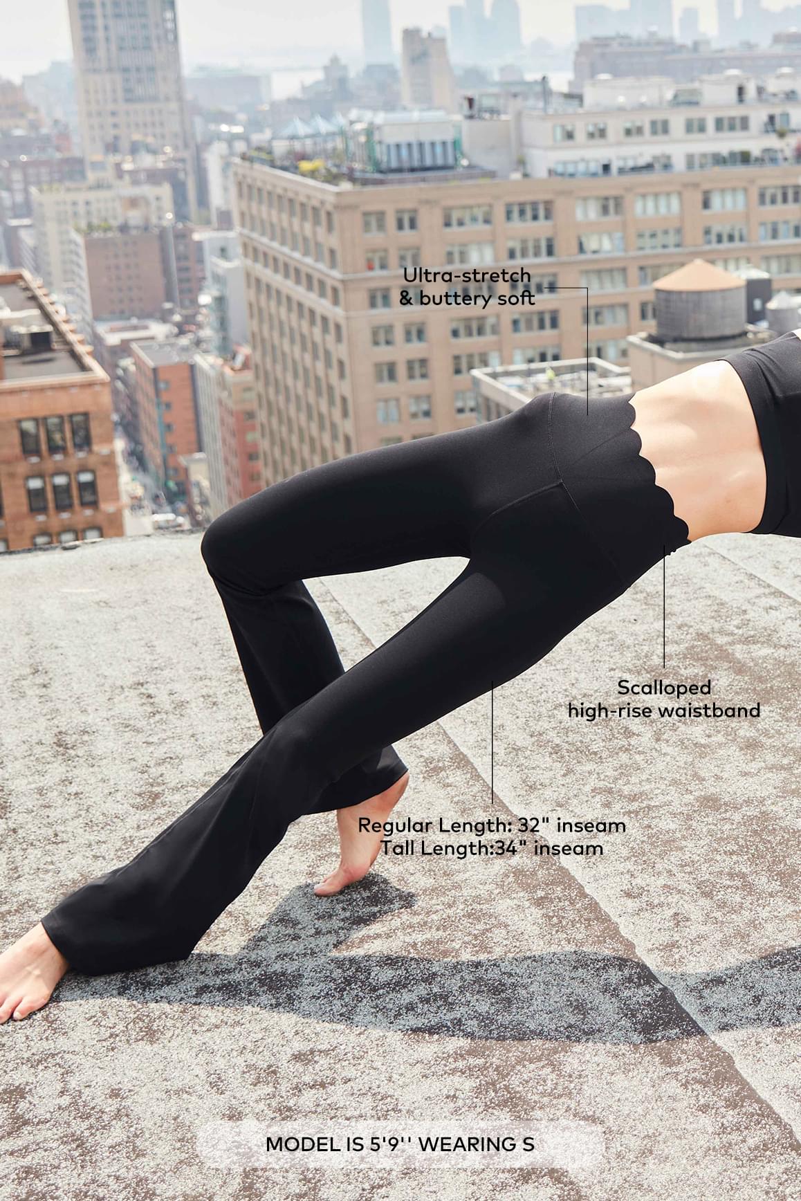 High-Waist Flare Legging