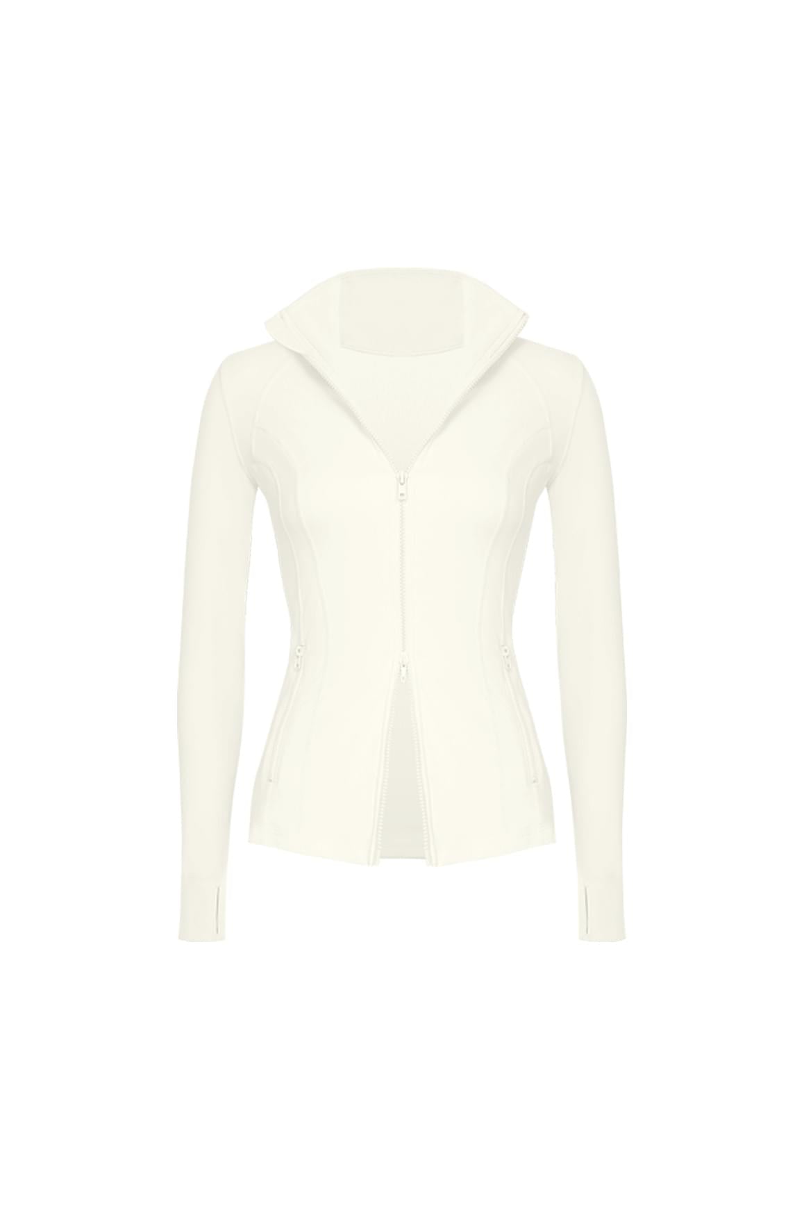 Double Zip Slim Fit Active Jacket