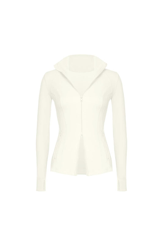 Double Zip Slim Fit Active Jacket
