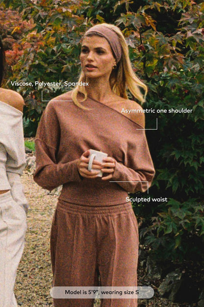 Vivid Asymmetric Long Sleeve Top