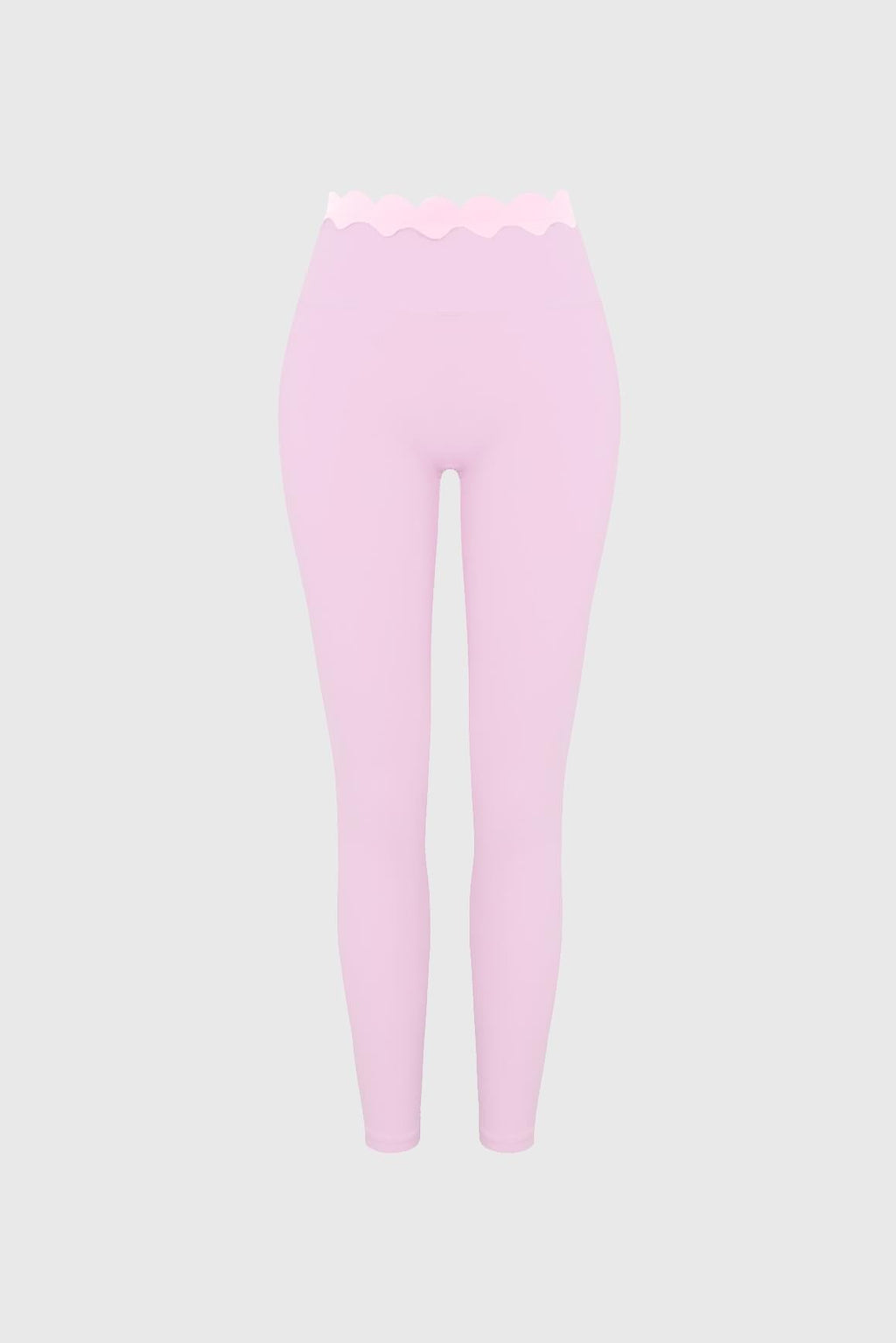 Scallop Contrast Scrunch Legging