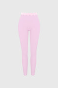 Scallop Contrast Scrunch Legging