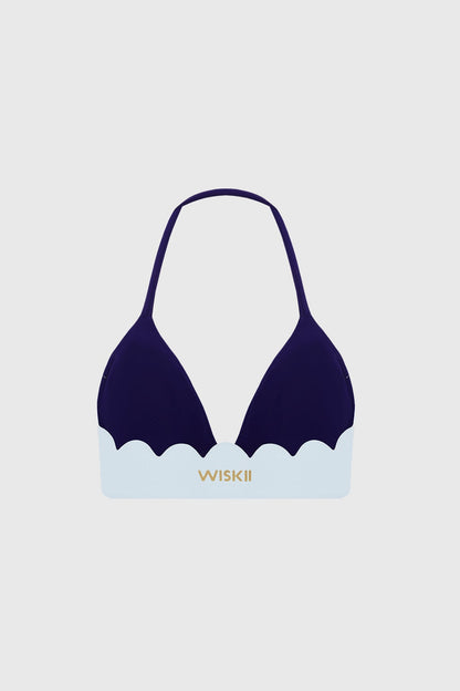 Scallop Contour Halter Bra