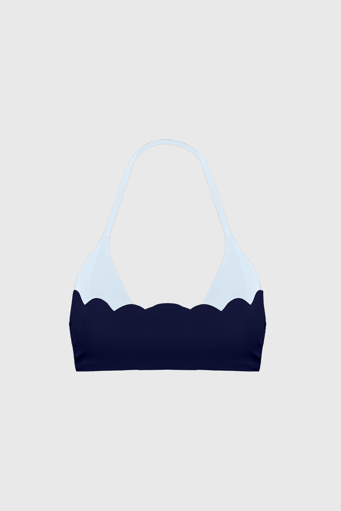 Scallop Contour Halter Bra