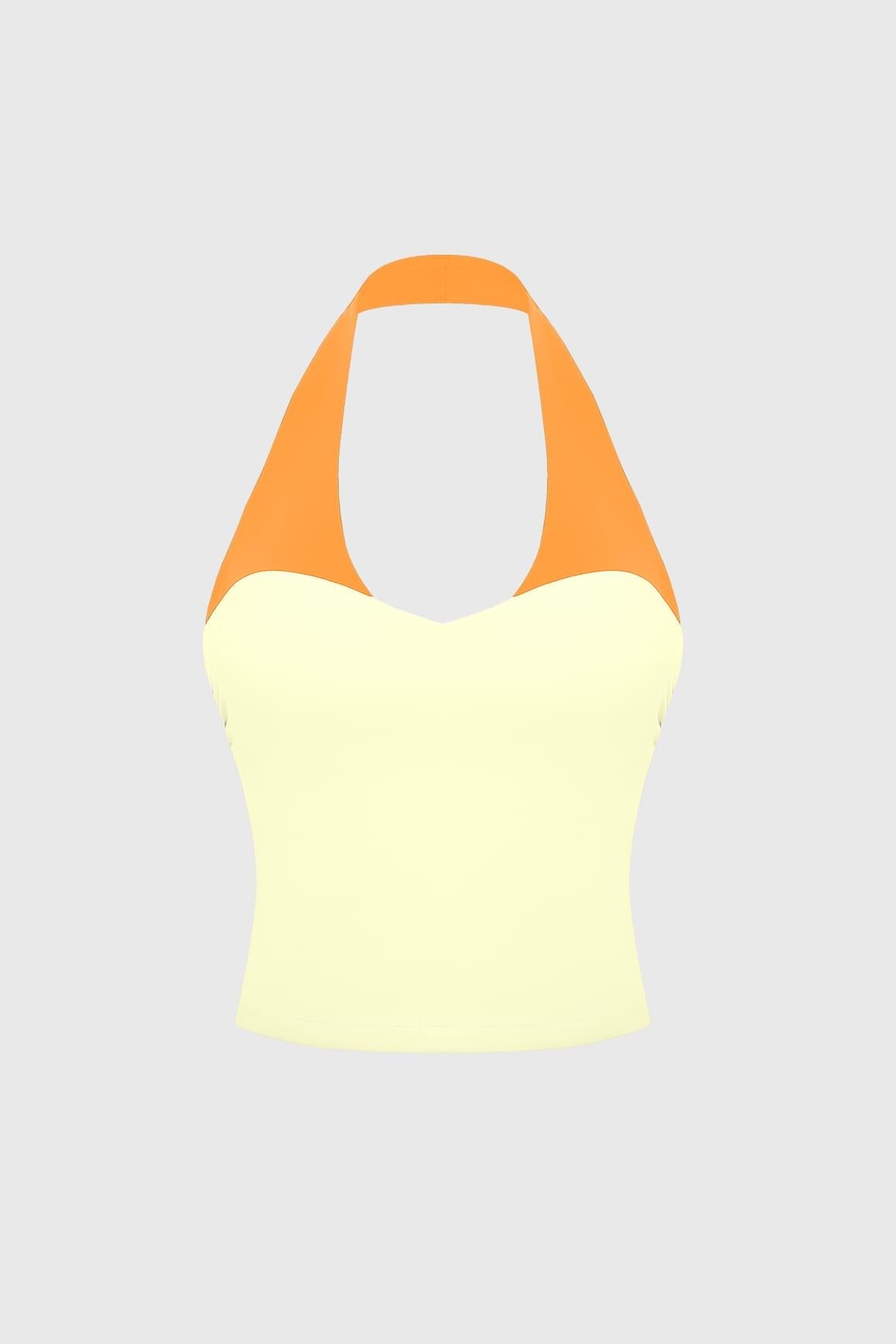 Riviera Contrast Halter Tank