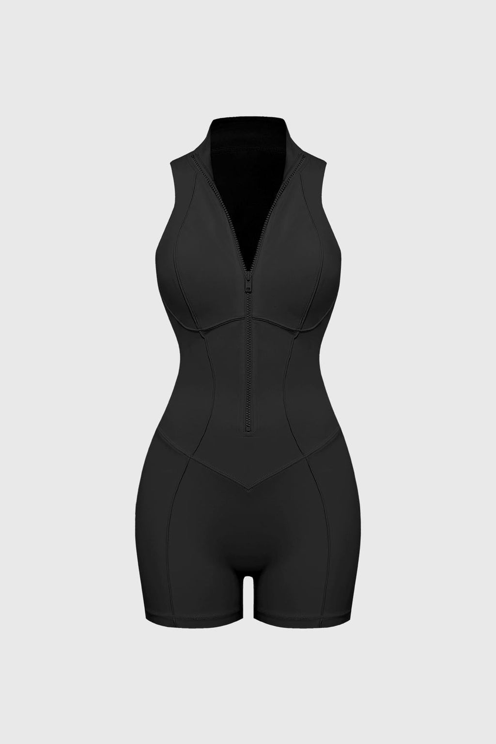 Hourglass Zip-Up Playsuit