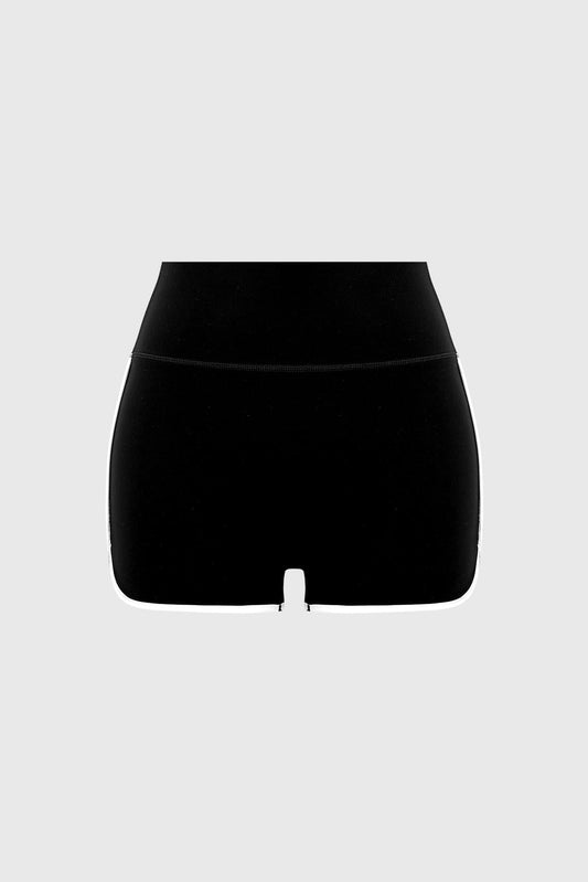 Contrast Piping Scrunch Short