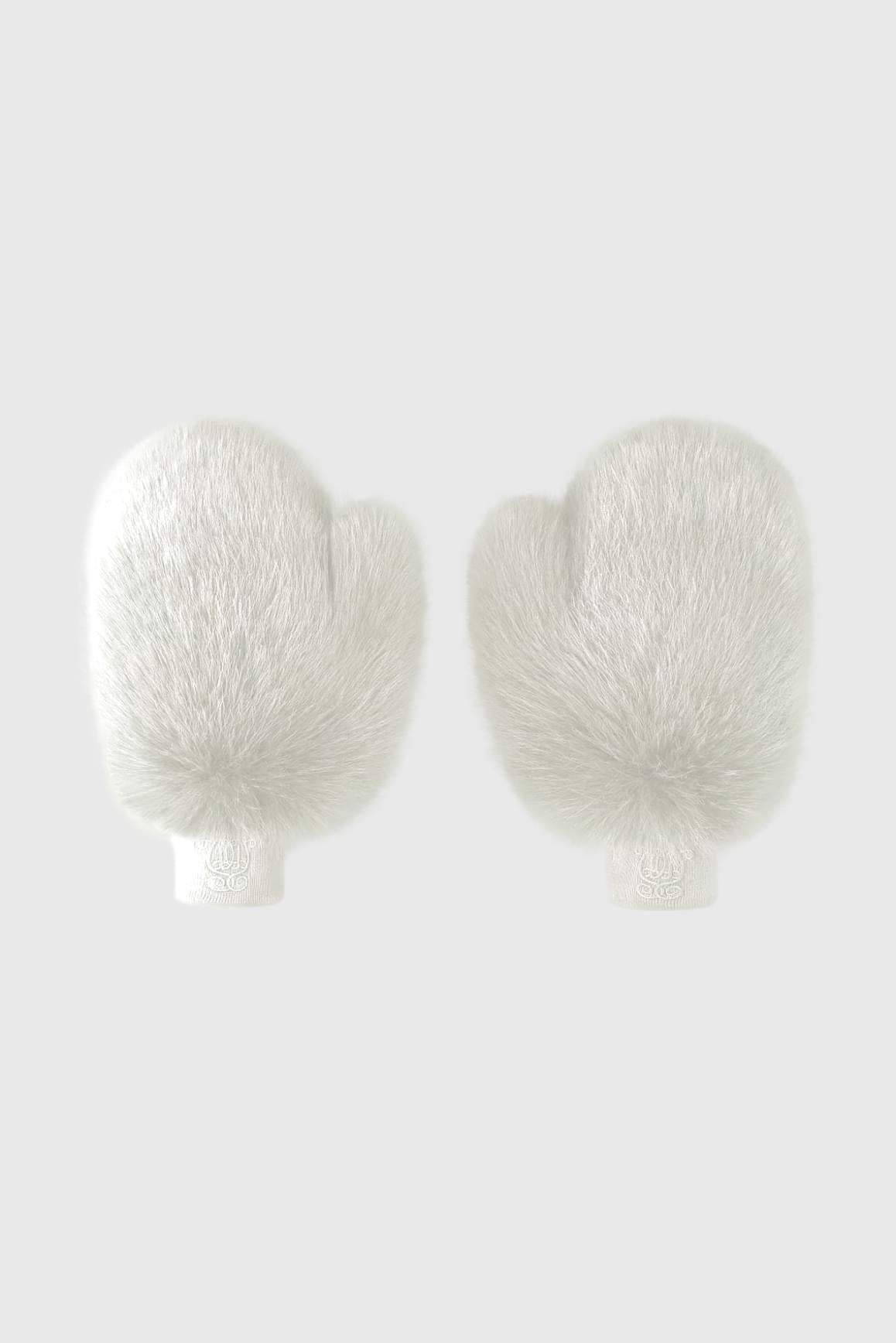 Frost Faux Fur Mittens