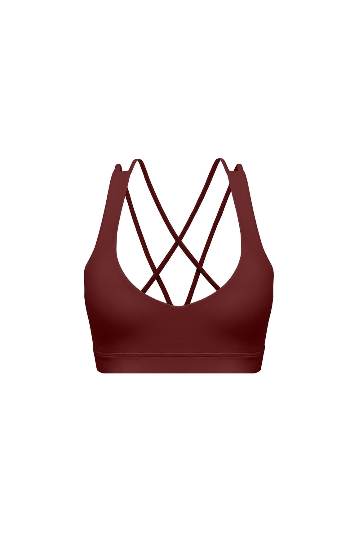 Scoop Neck Crossback Bra