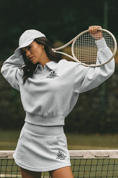 Stylish Ease Mini Sweat Skirt