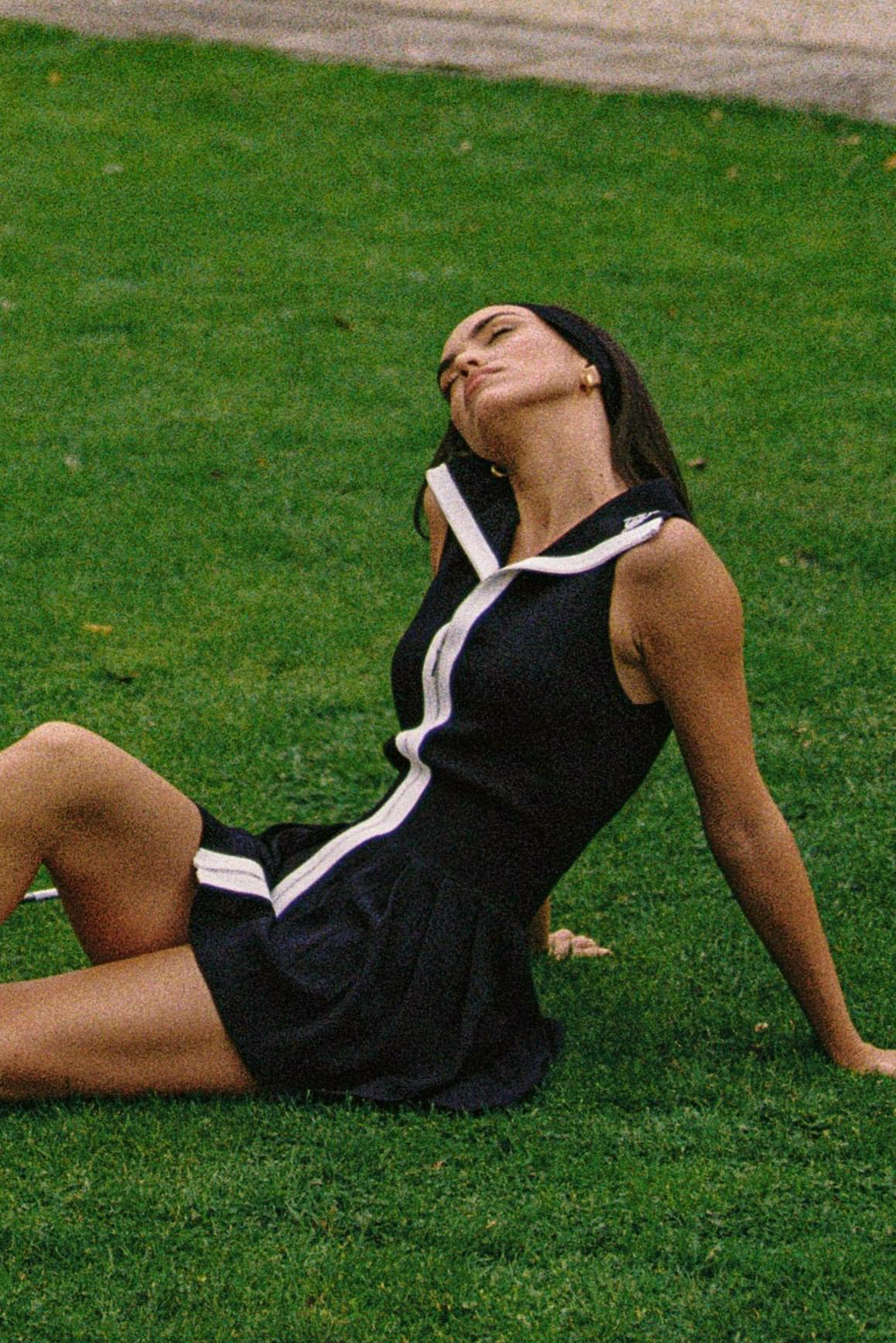 Full-Zip Sleeveless Dress