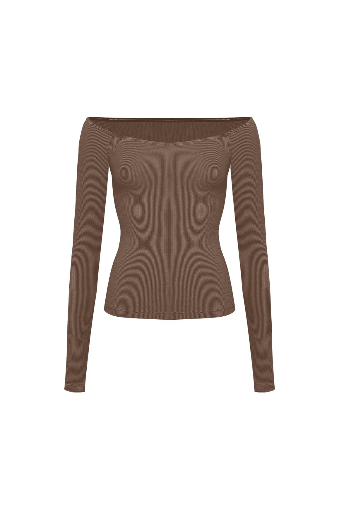 Sculpt Off-Shoulder Top