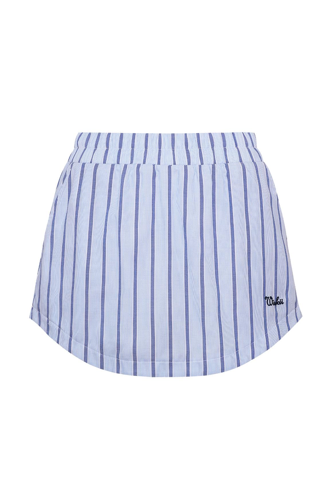 Stripe A-line Skirt