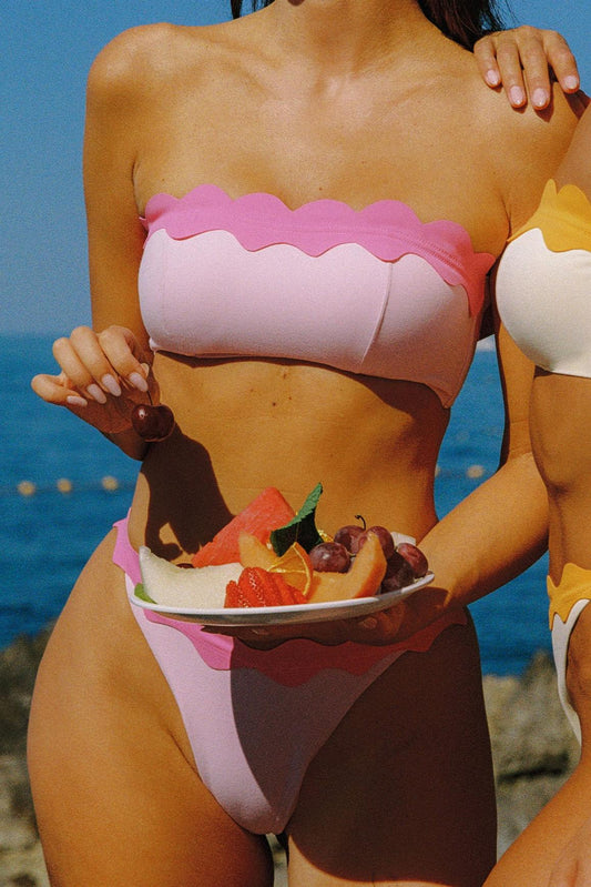 Scallop Contrast Bandeau