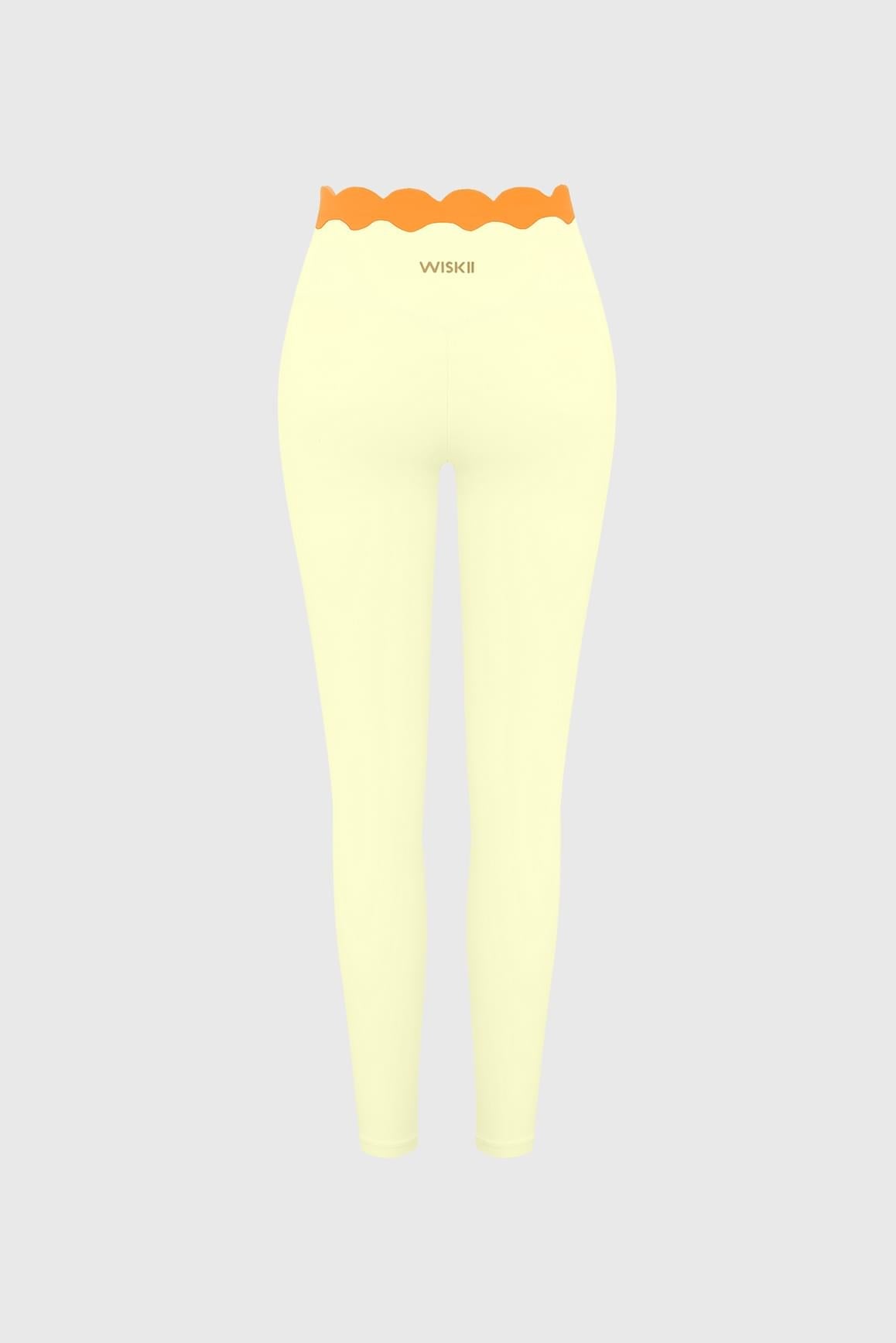 Scallop Contrast Scrunch Legging