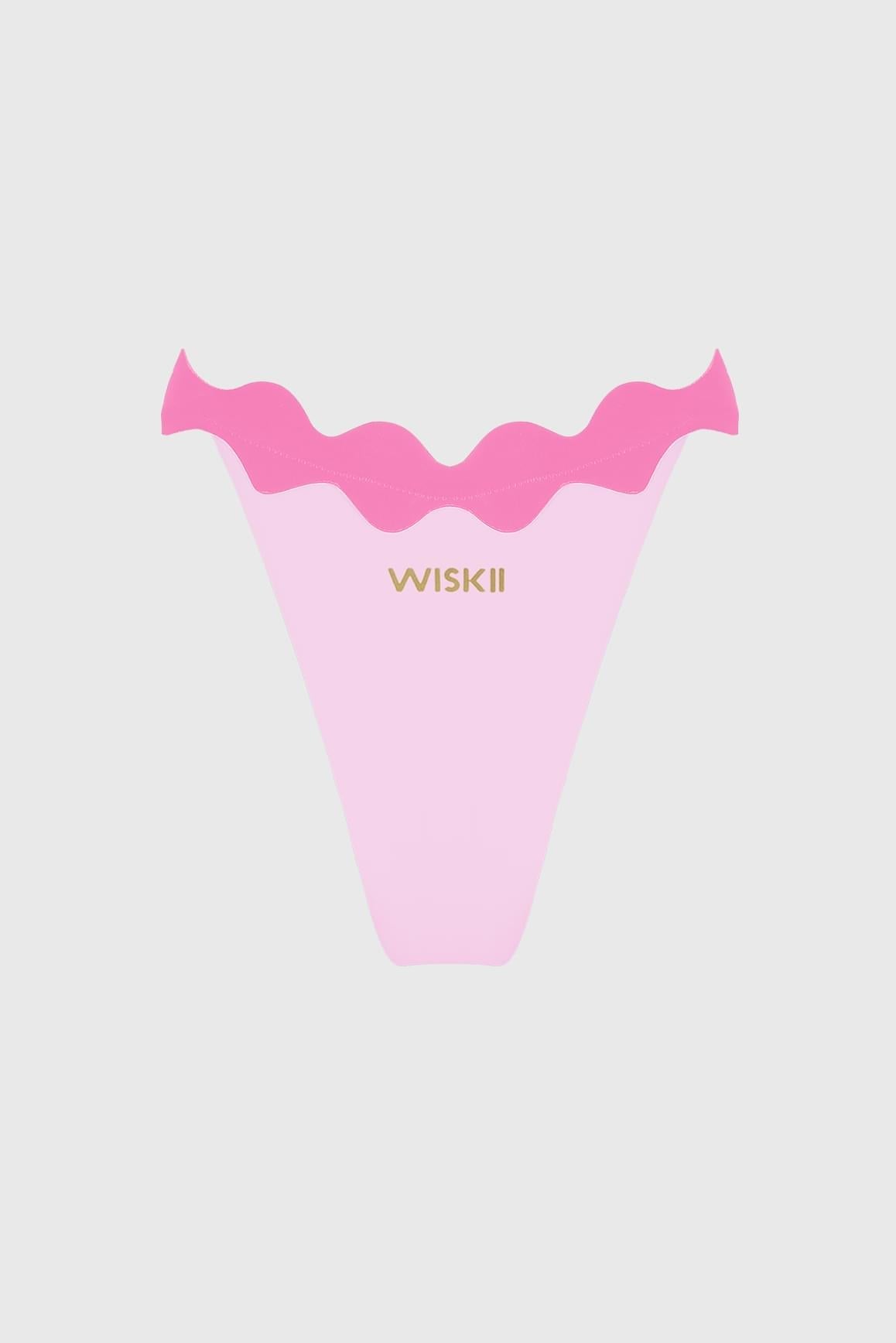 Riviera Scallop Contrast Bikini Bottom