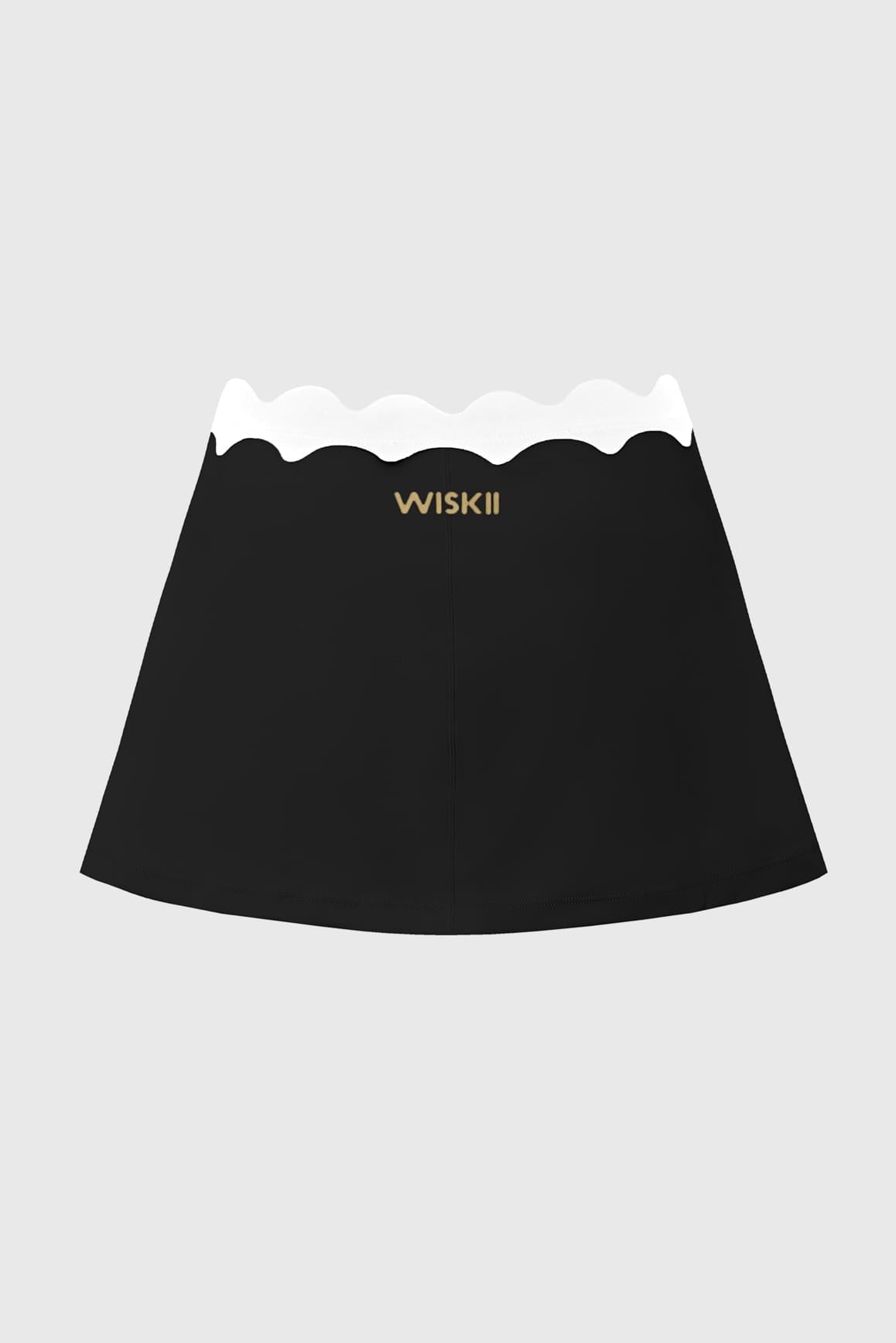 Riviera Scallop Contrast Skirt