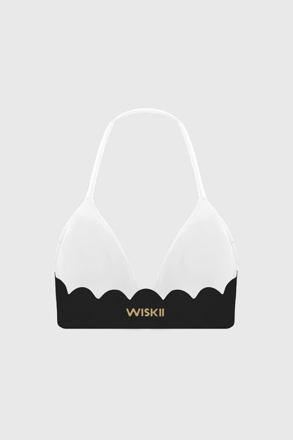 Scallop Contour Halter Bra
