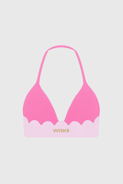 Scallop Contour Halter Bra