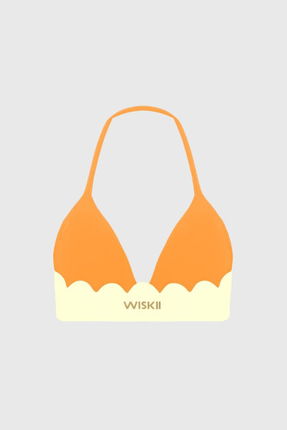 Scallop Contour Halter Bra
