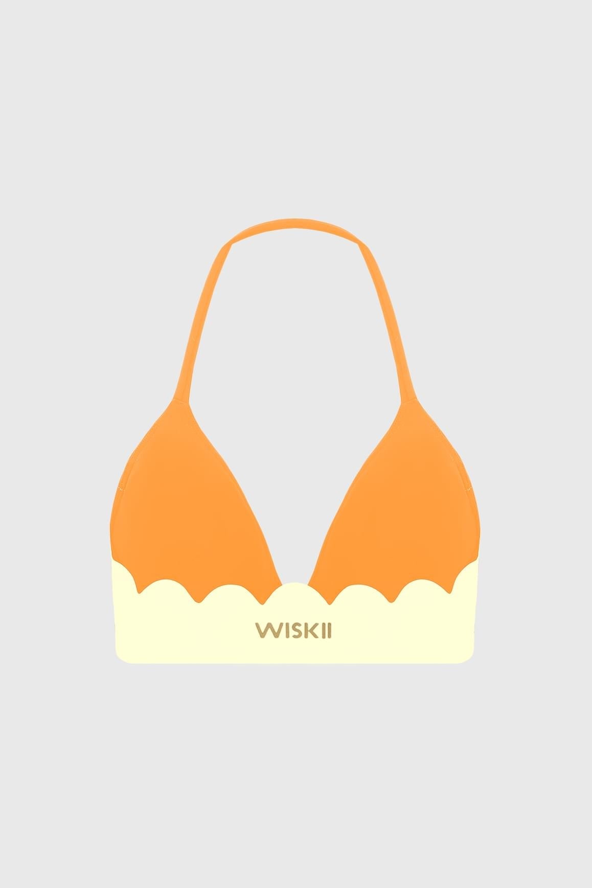 Scallop Contour Halter Bra