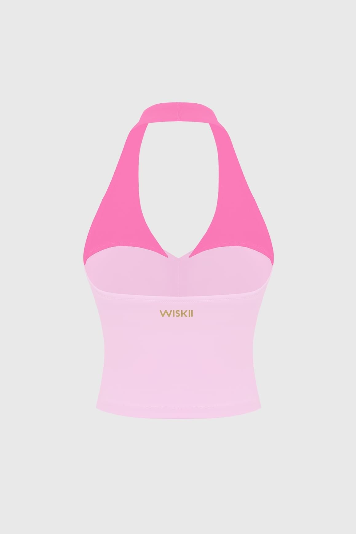 Riviera Contrast Halter Tank