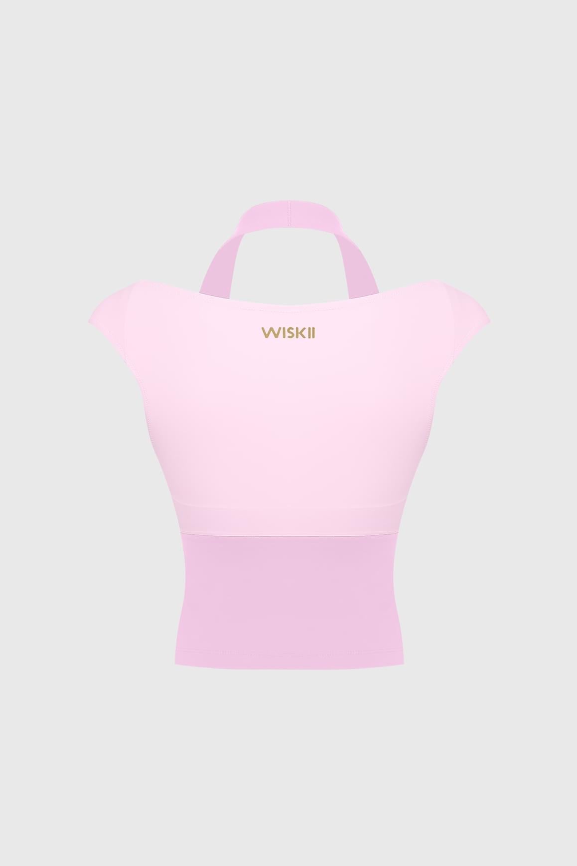 Halter Cap-Sleeve Top