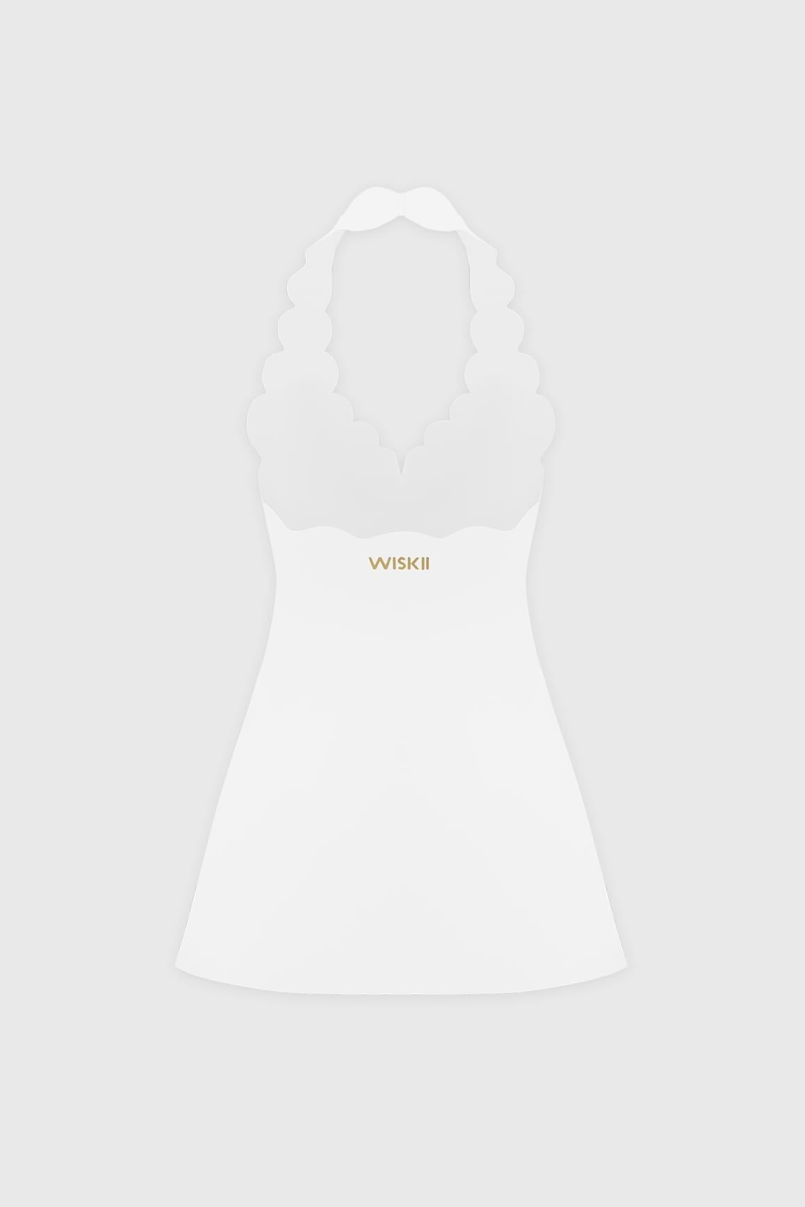 Riviera Scallop-Halter Dress