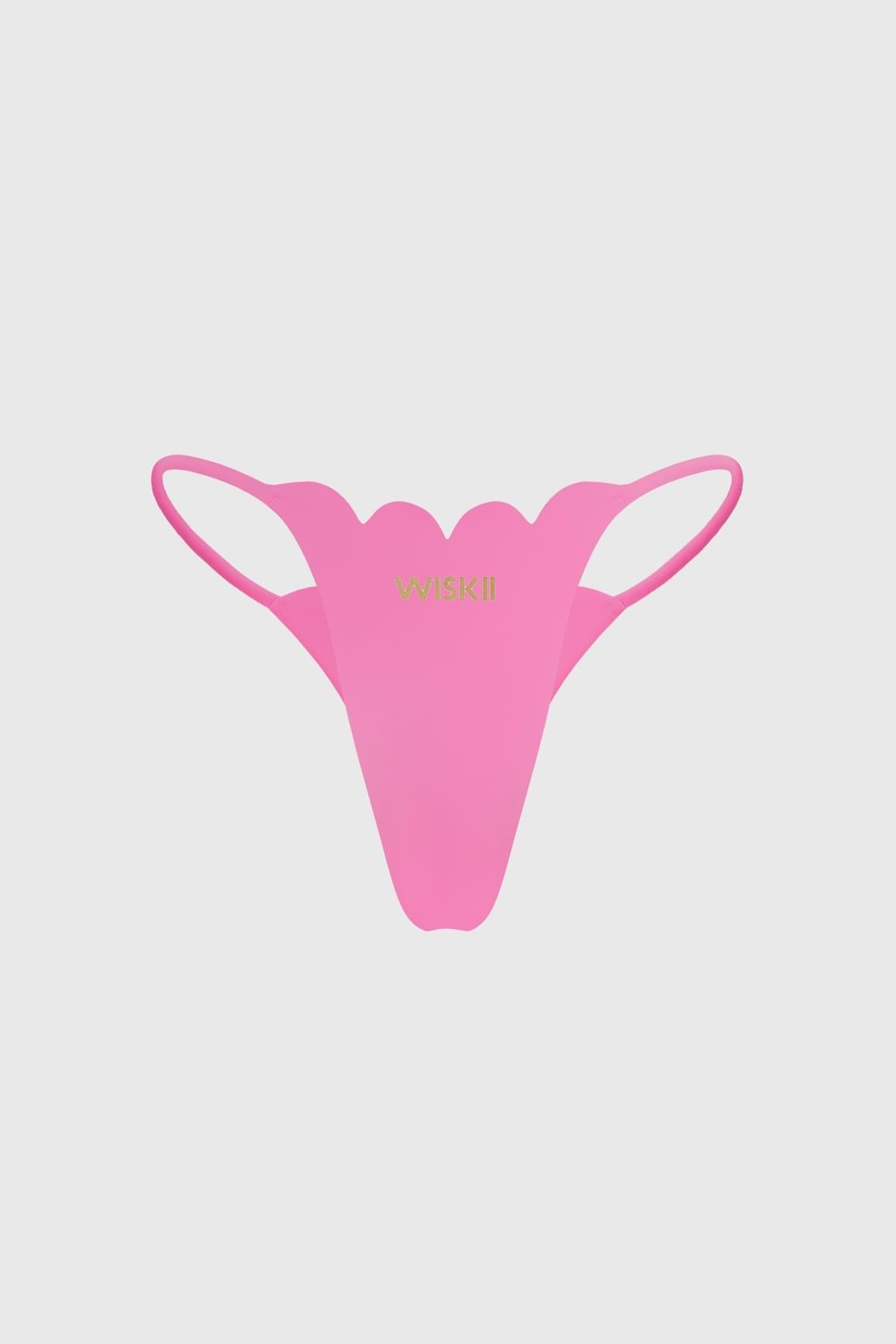 Scallop High-Leg Bikini Bottom