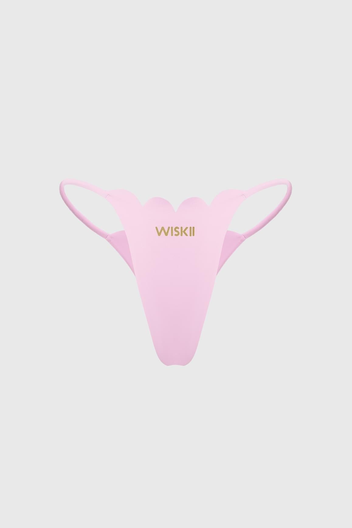 Scallop High-Leg Bikini Bottom