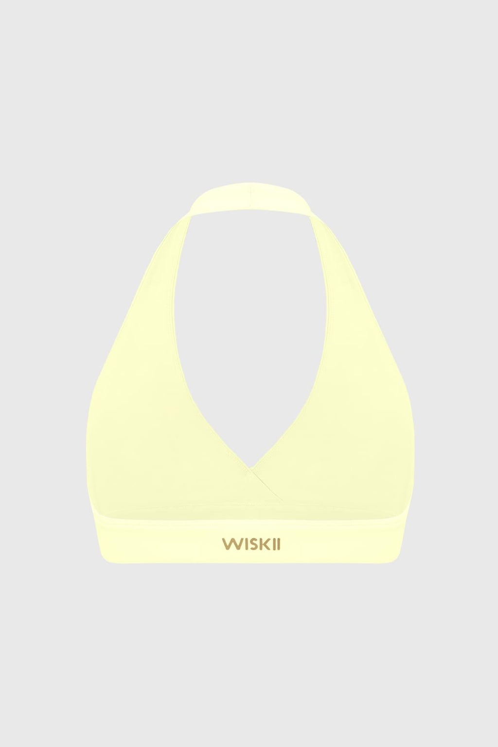 Ripple Ruched Halter Bra