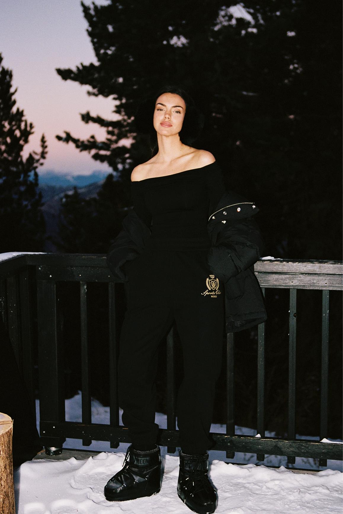 Long Sleeve Off Shoulder Pleated Bodysuit