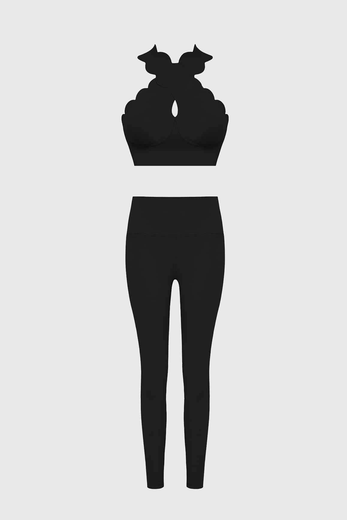 Crisscross Bra & High Waist Training Legging