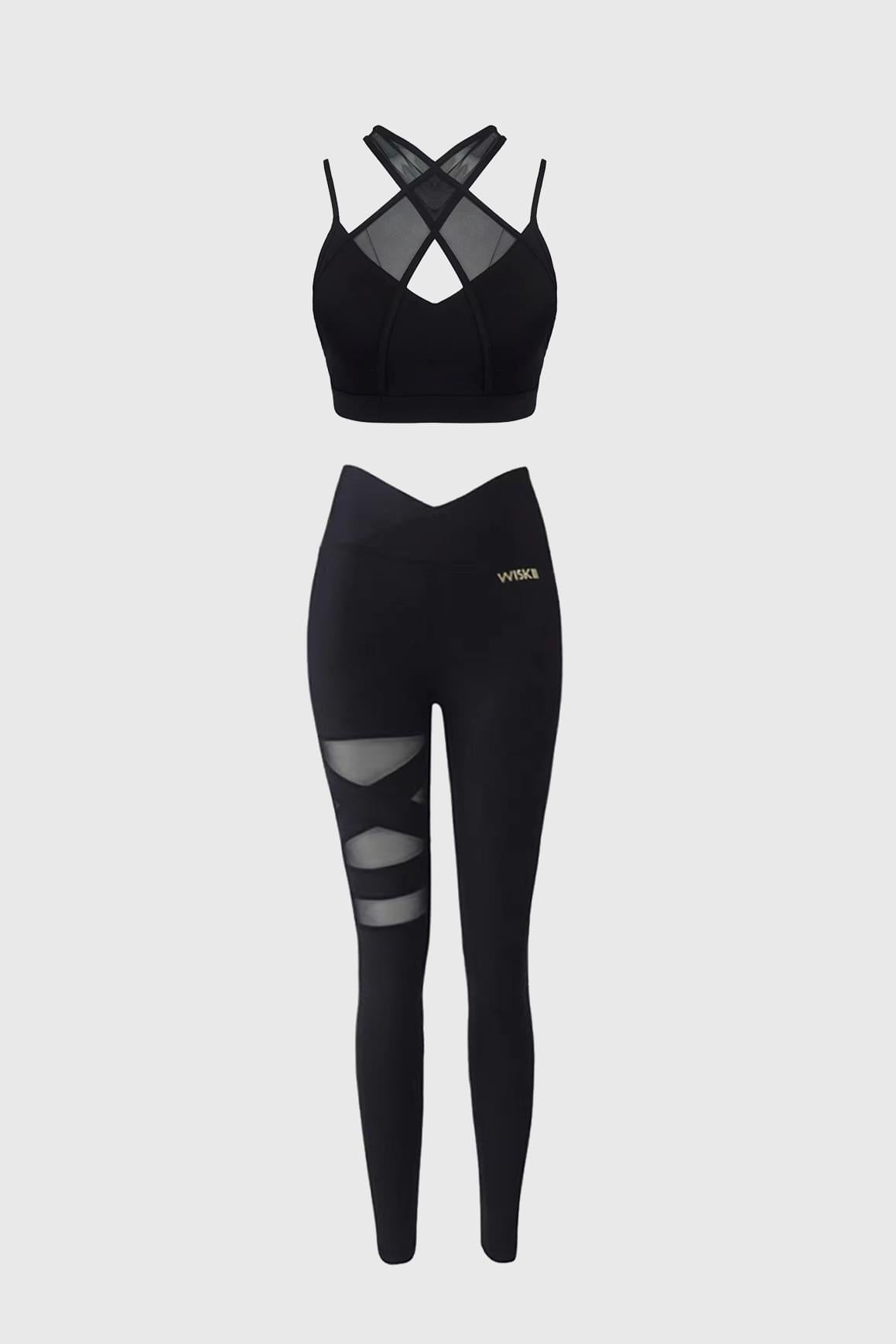 Victory Sports Bra & Mesh Legging