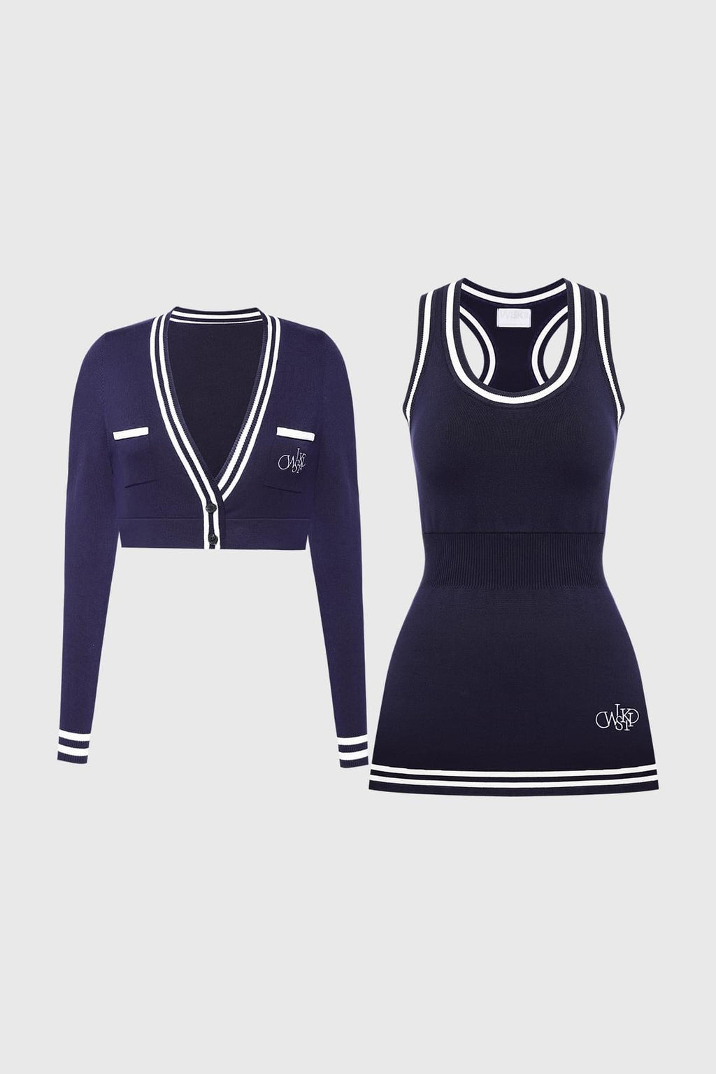 Mirto Knit Sleeveless Dress & Mirto Knit Cropped Cardigan