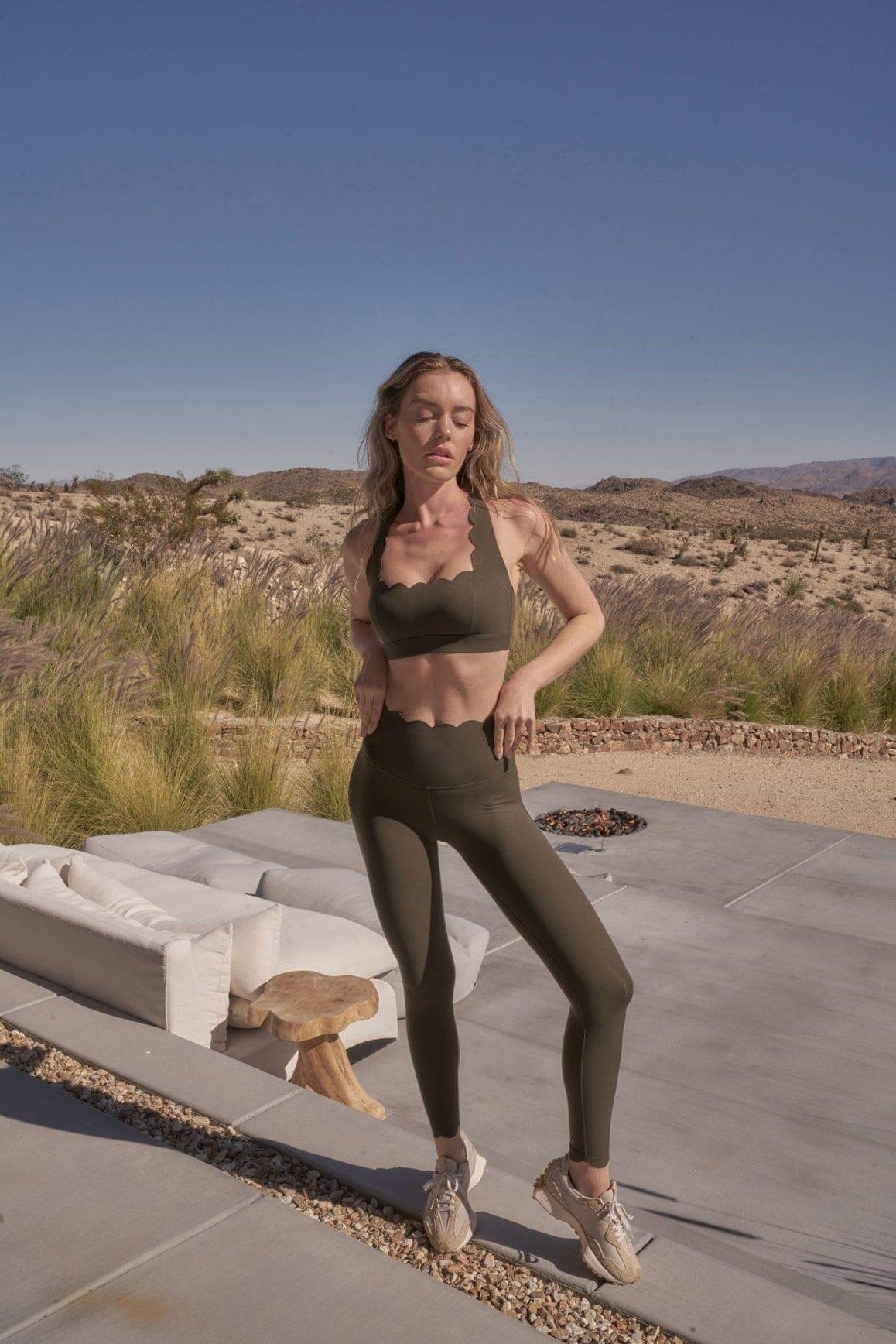 Cross Back Sports Bra & 7/8 High-Waist Energy Legging