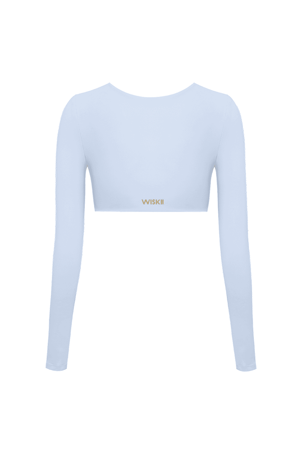 Twist-Front Long Sleeve Crop Top