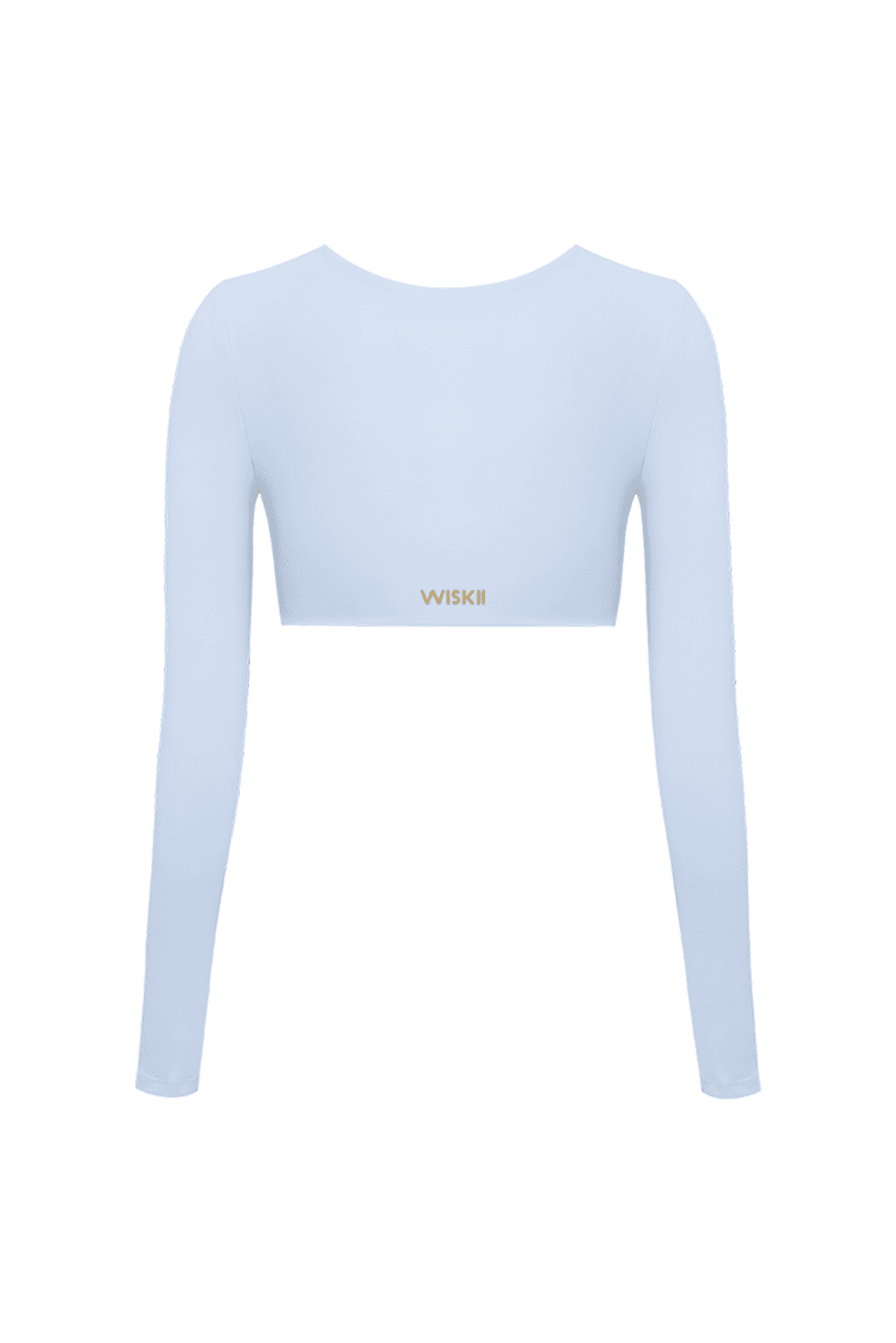 Twist-Front Long Sleeve Crop Top
