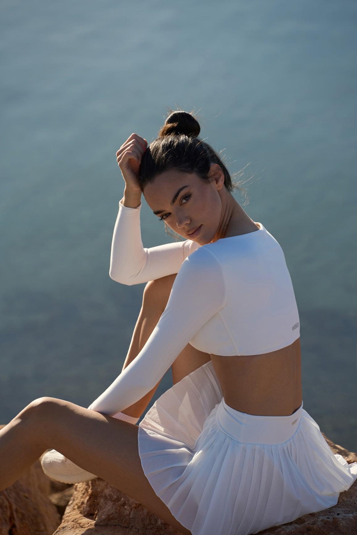 Long Sleeve Ruched Bra
