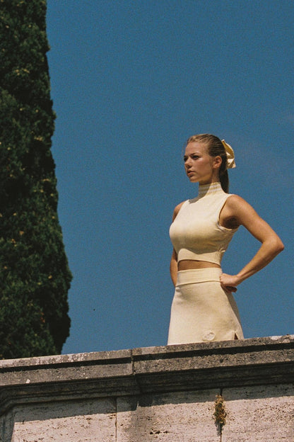 Mirto Knit Mock Neck Tank