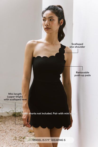 One Shoulder Dynamic Dress