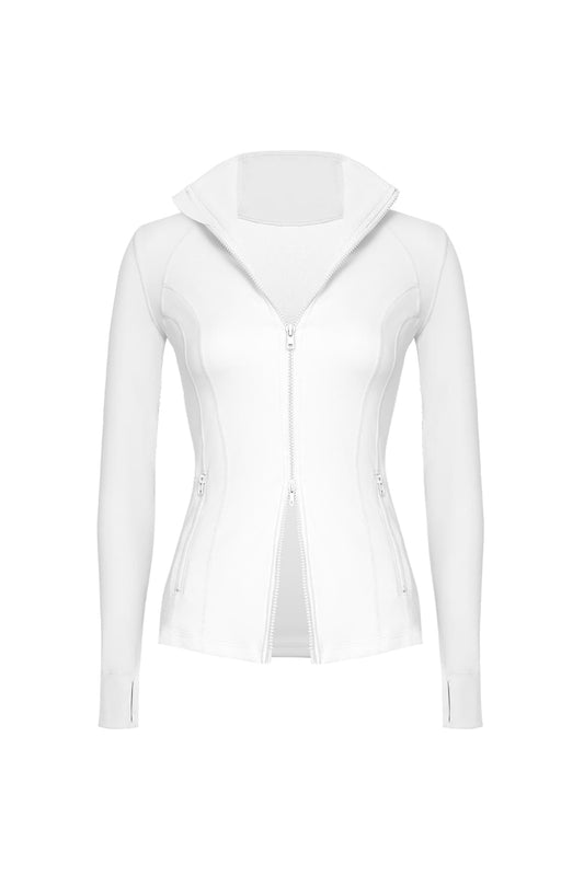 Double Zip Slim Fit Active Jacket
