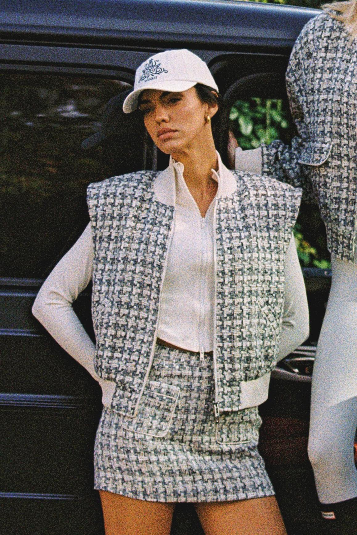 Hourglass Cropped Full Zip Jacket