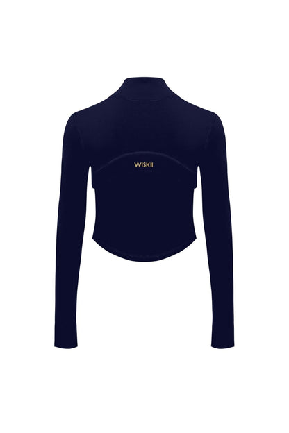 Hourglass Cropped Full Zip Jacket
