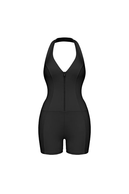 Riviera Hourglass Zip Front Romper